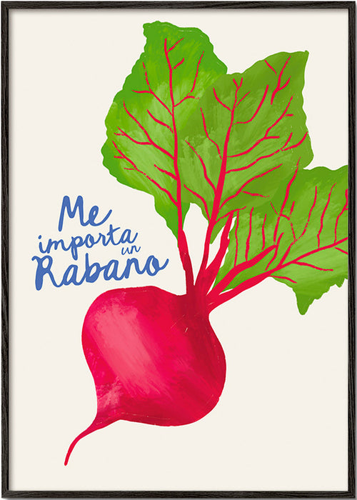 Keuken kunst illustratie van radijs
