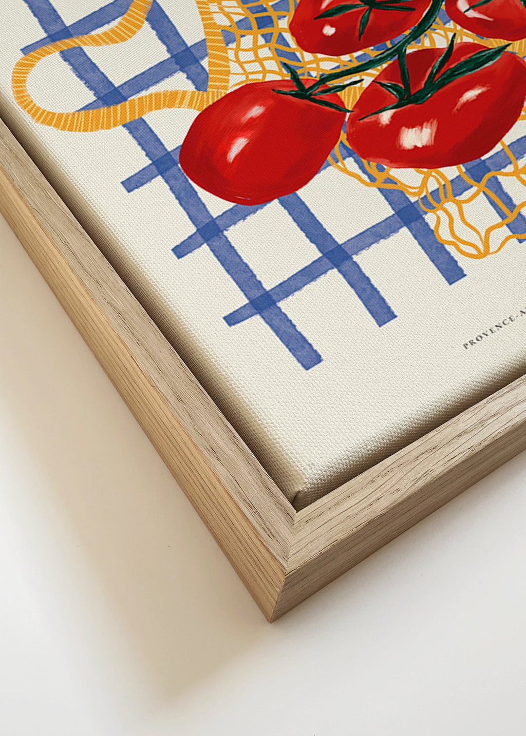 Keuken kunst tomaten in net