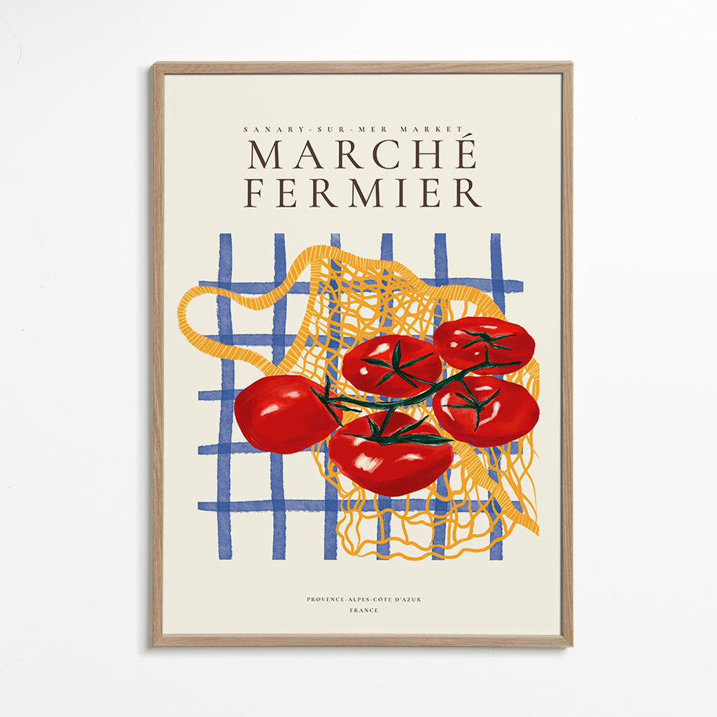 Keuken kunst tomaten in net