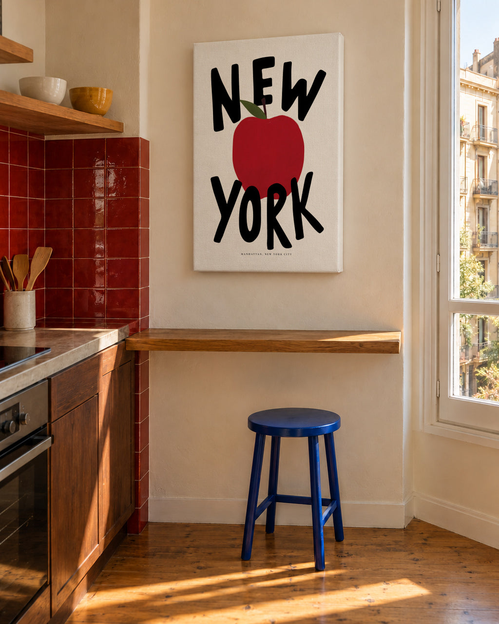 The Big Apple state of mind - Unframed canvas in an interior