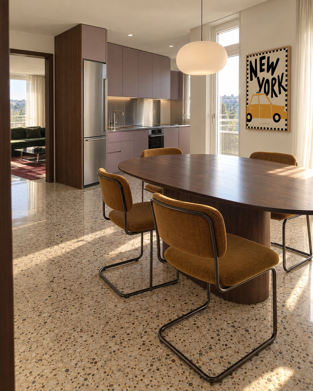 NYC - Framed canvas in an interior