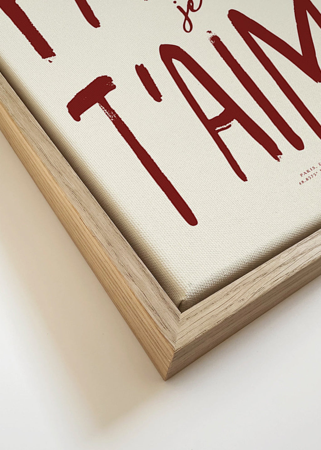 Reisposter met Parijs typografie