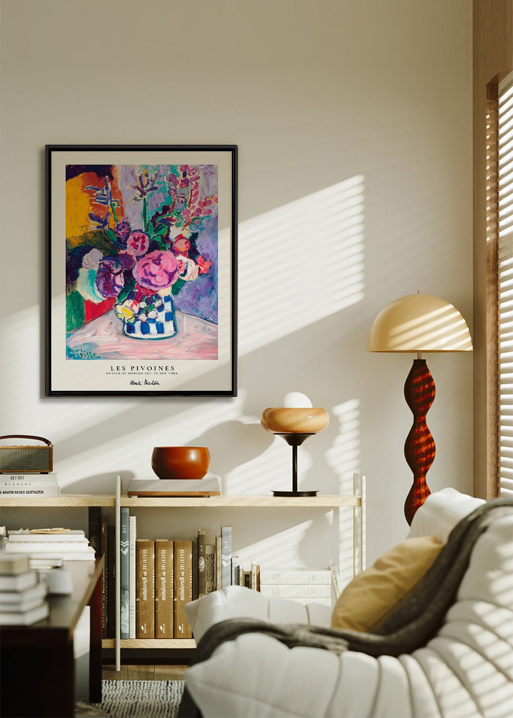 Botanische print kleurrijk boeket