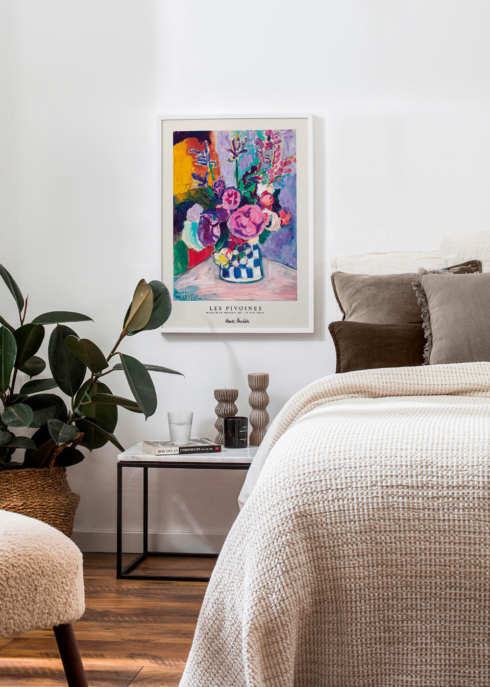 Botanische print kleurrijk boeket