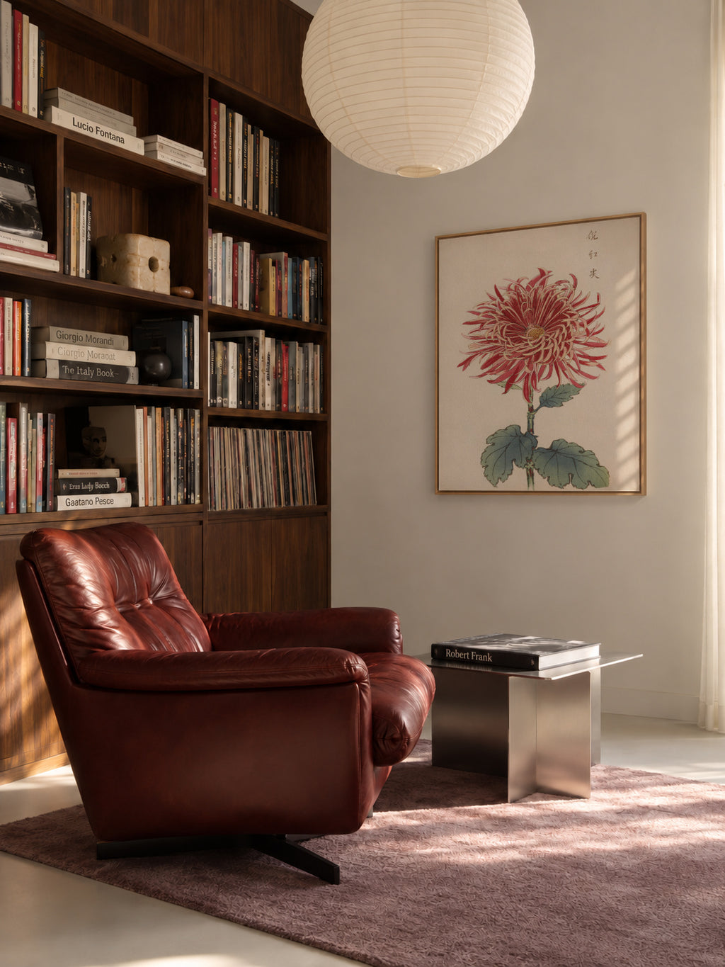 Chrysanthemum by Keika Hasegawa - Framed canvas in an interior