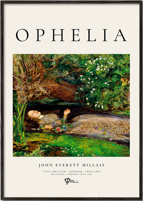 Botanische poster Ophelia bij het water