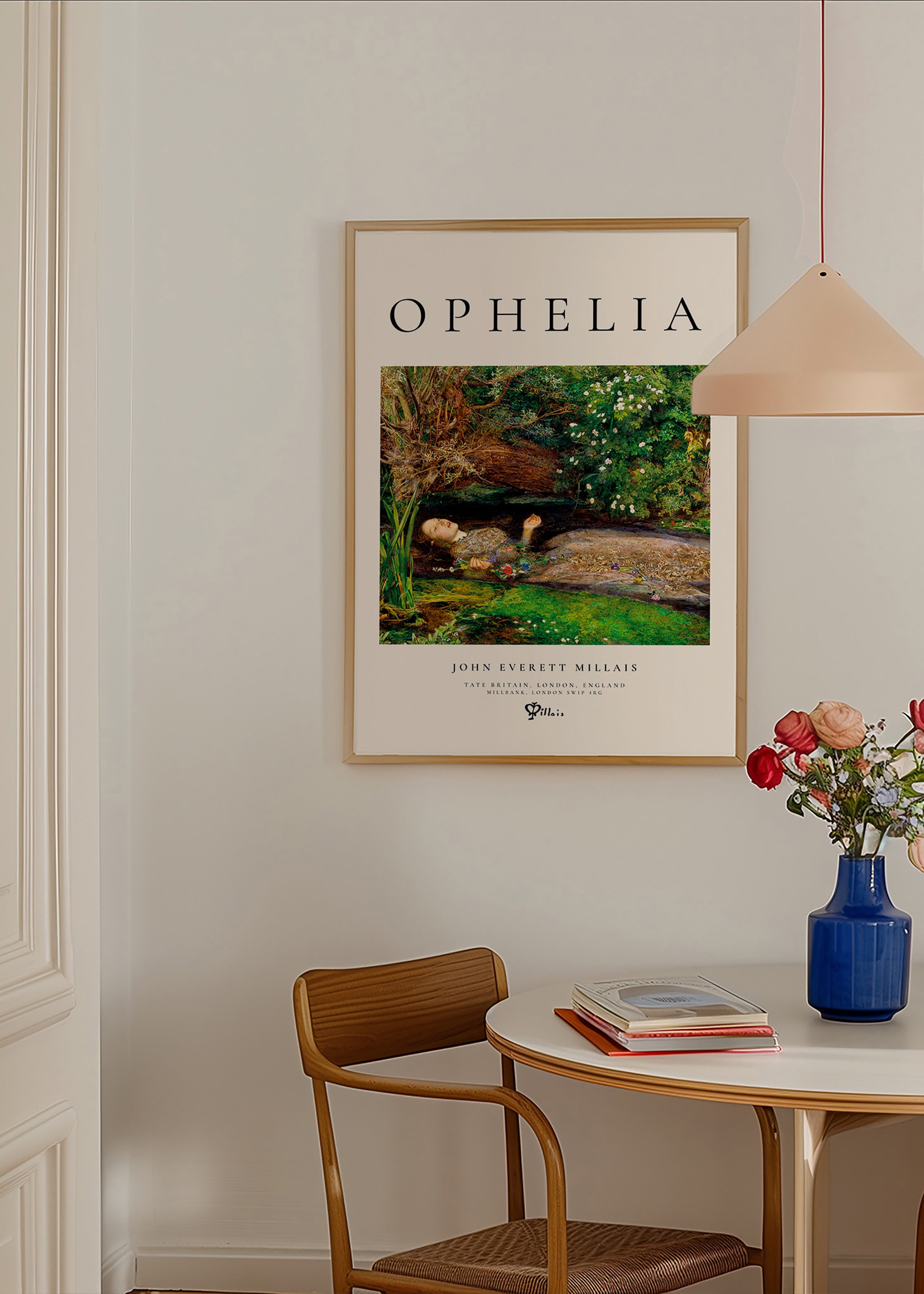 Botanische poster Ophelia bij het water