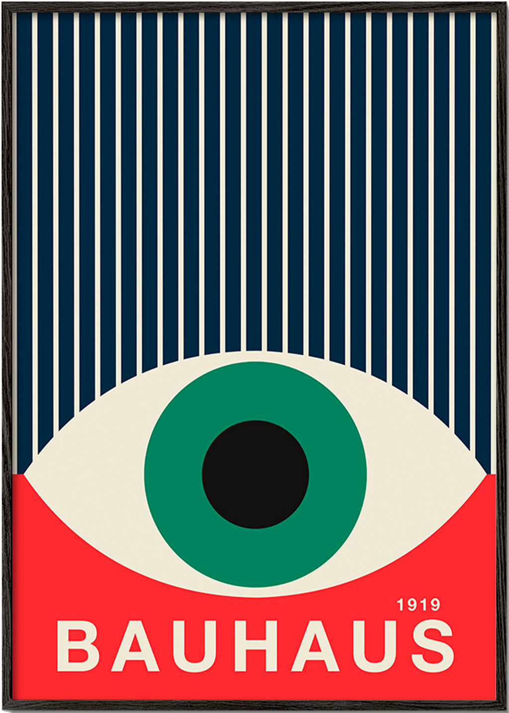 Bauhaus-oog illustratie