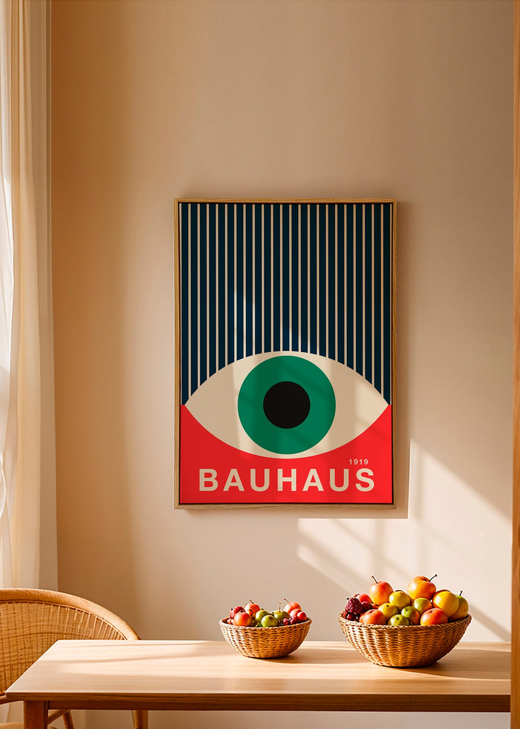 Bauhaus-oog illustratie