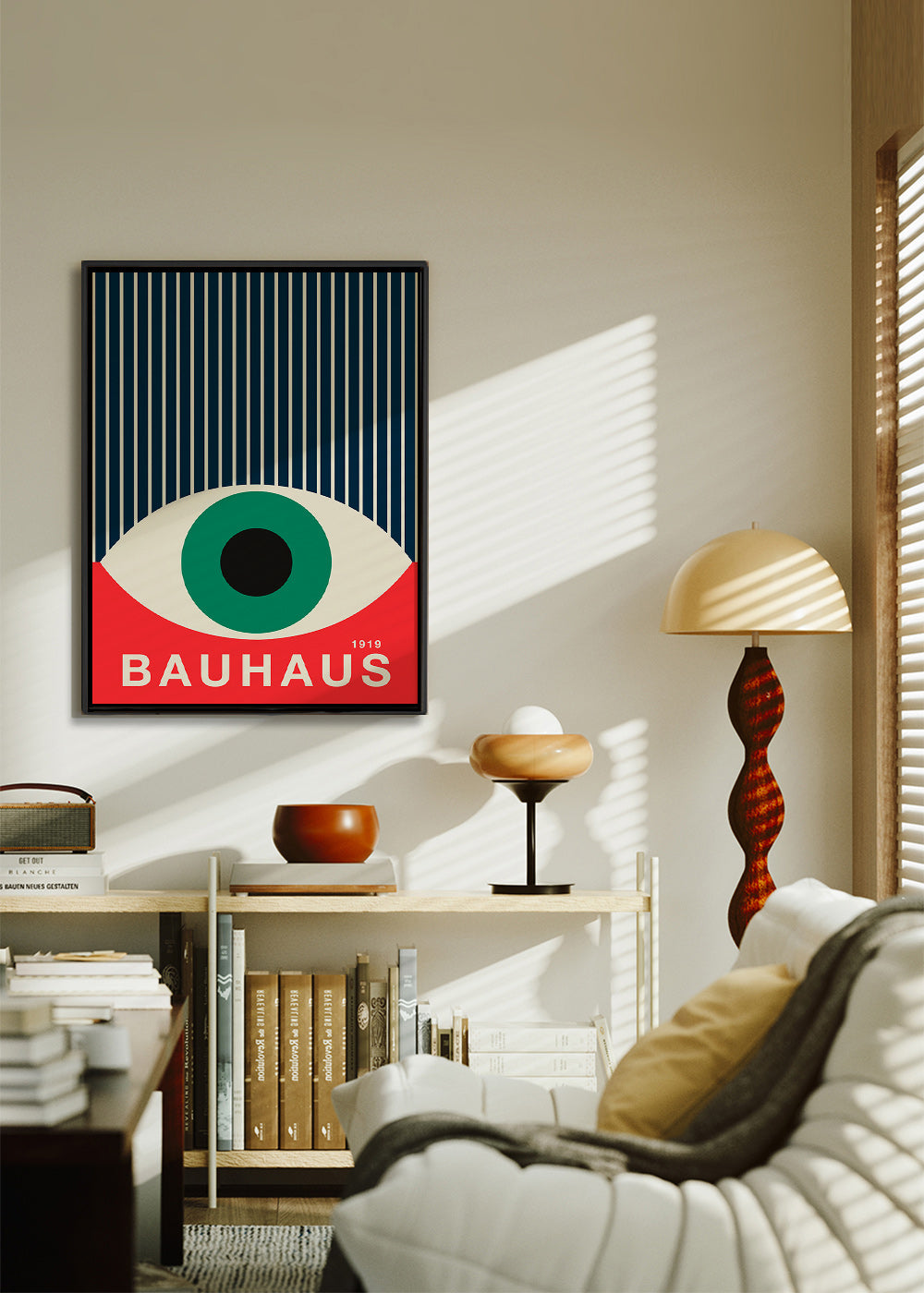 Bauhaus-oog illustratie