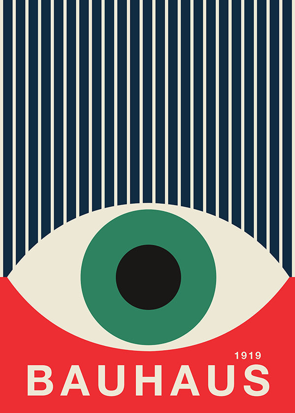 Bauhaus-oog illustratie