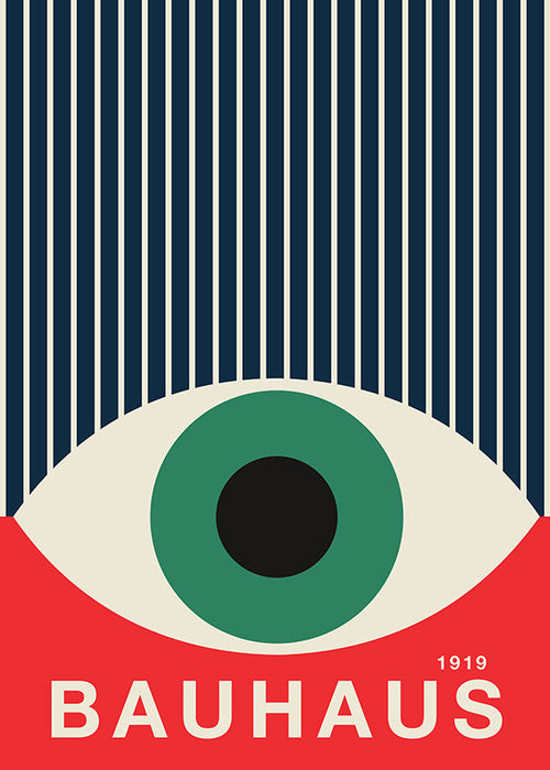 Bauhaus-oog illustratie