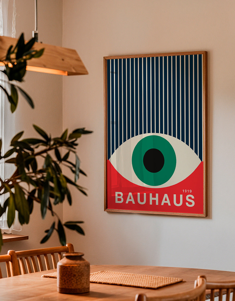 Bauhaus-oog illustratie