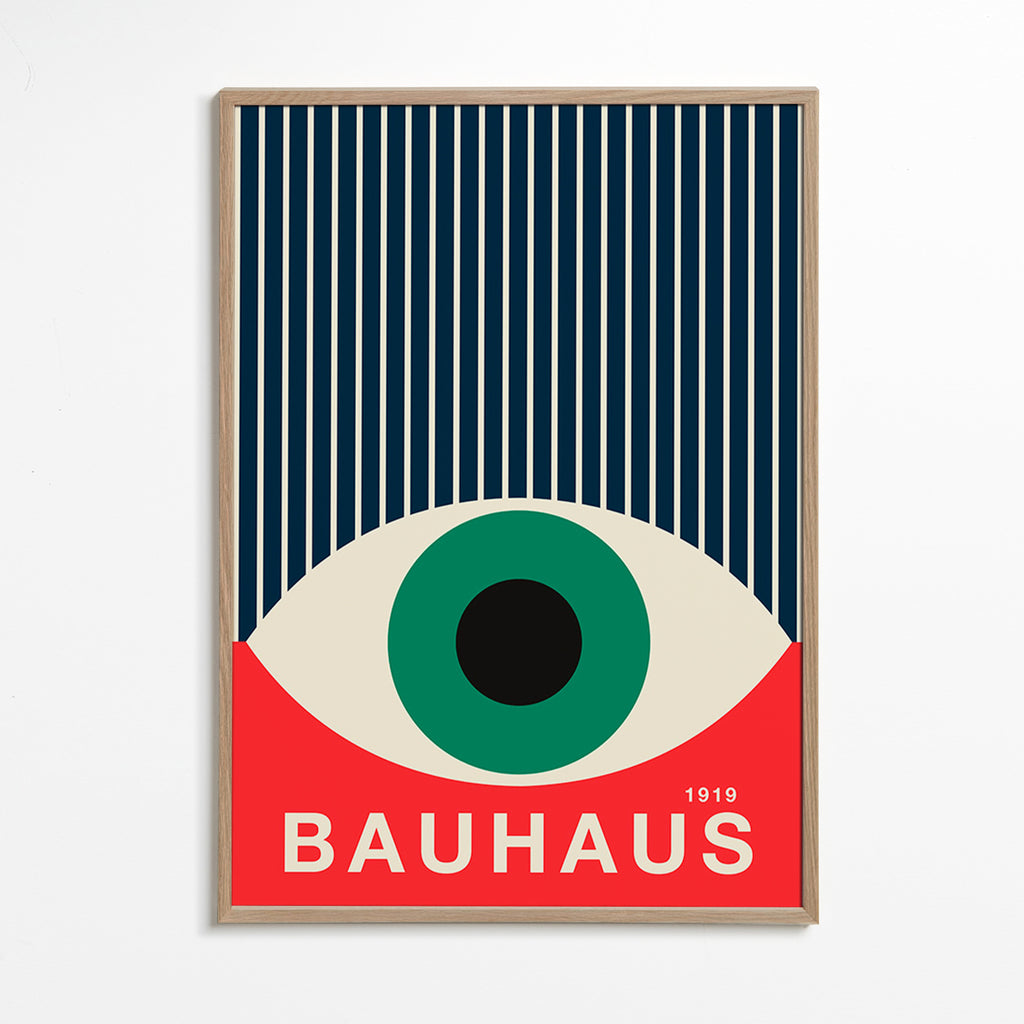 Bauhaus-oog illustratie