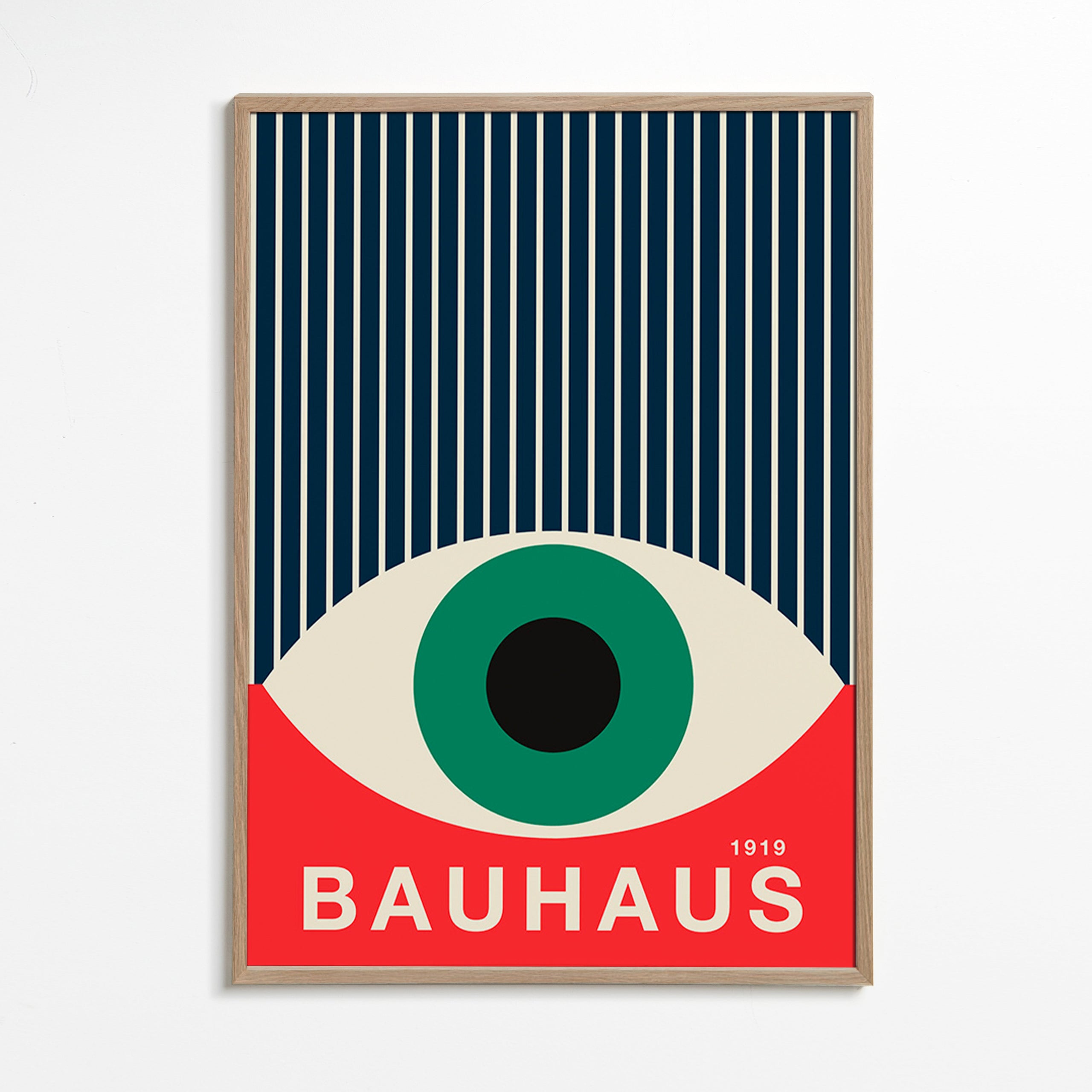 Bauhaus-oog illustratie