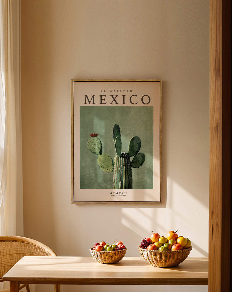Mexico - Framed canvas in an interior