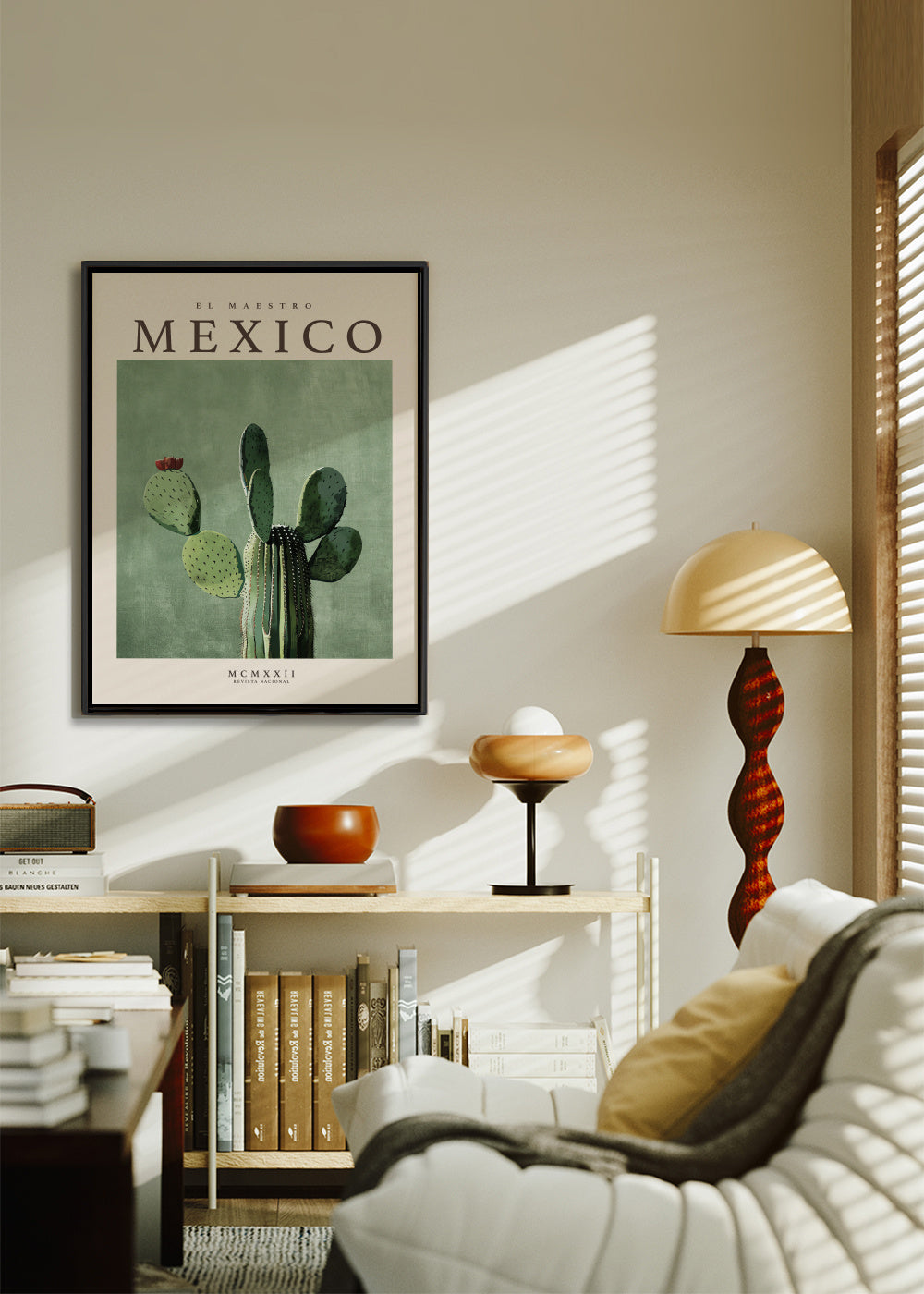 Mexico - Framed canvas in an interior