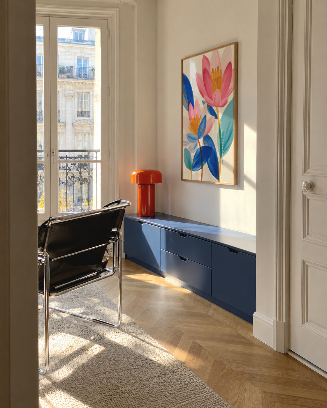 There are always flowers for those who want to see them - Framed poster in an interior
