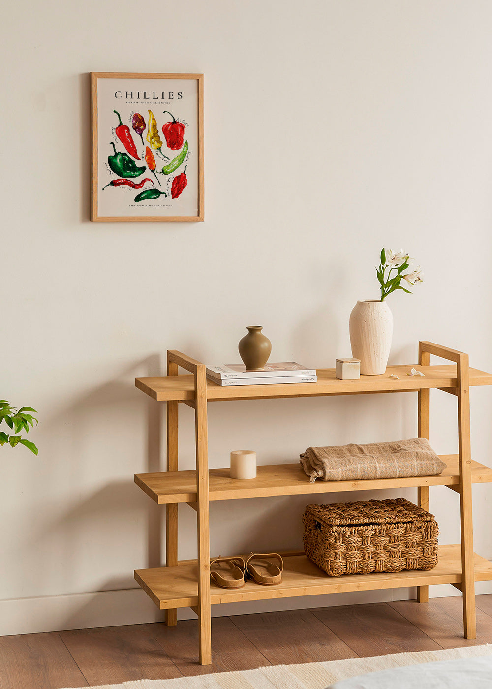 Keuken kunst Chillies aquarel