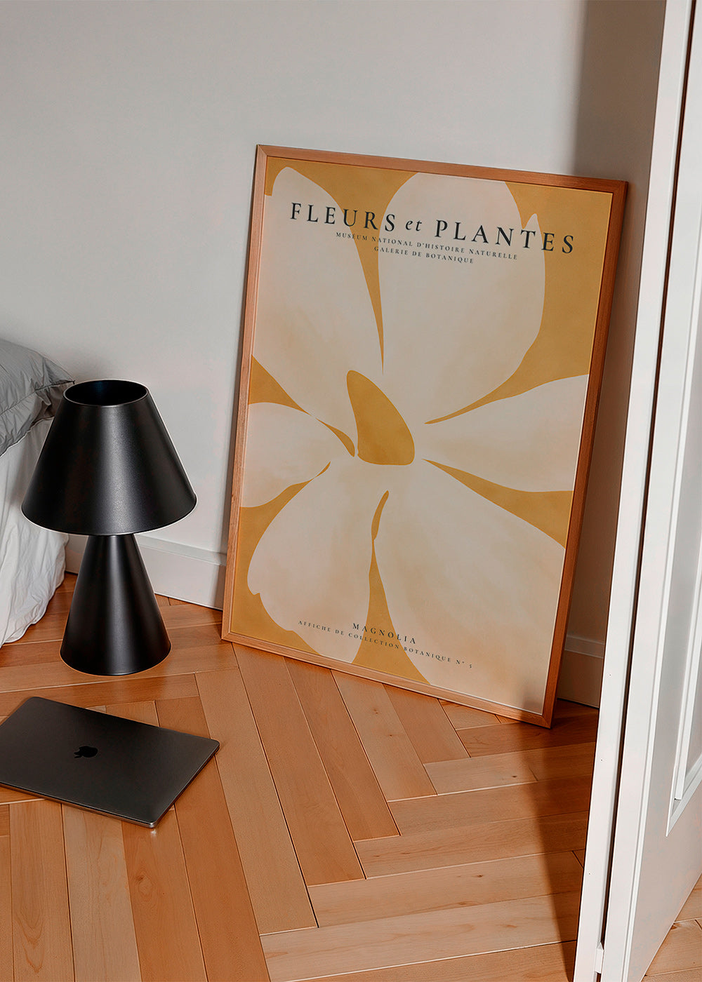 Botanische poster Magnolia groot formaat
