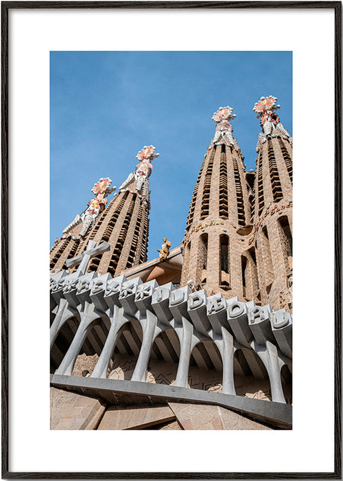 Keuken kunst Sagrada Familie gevel verticaal