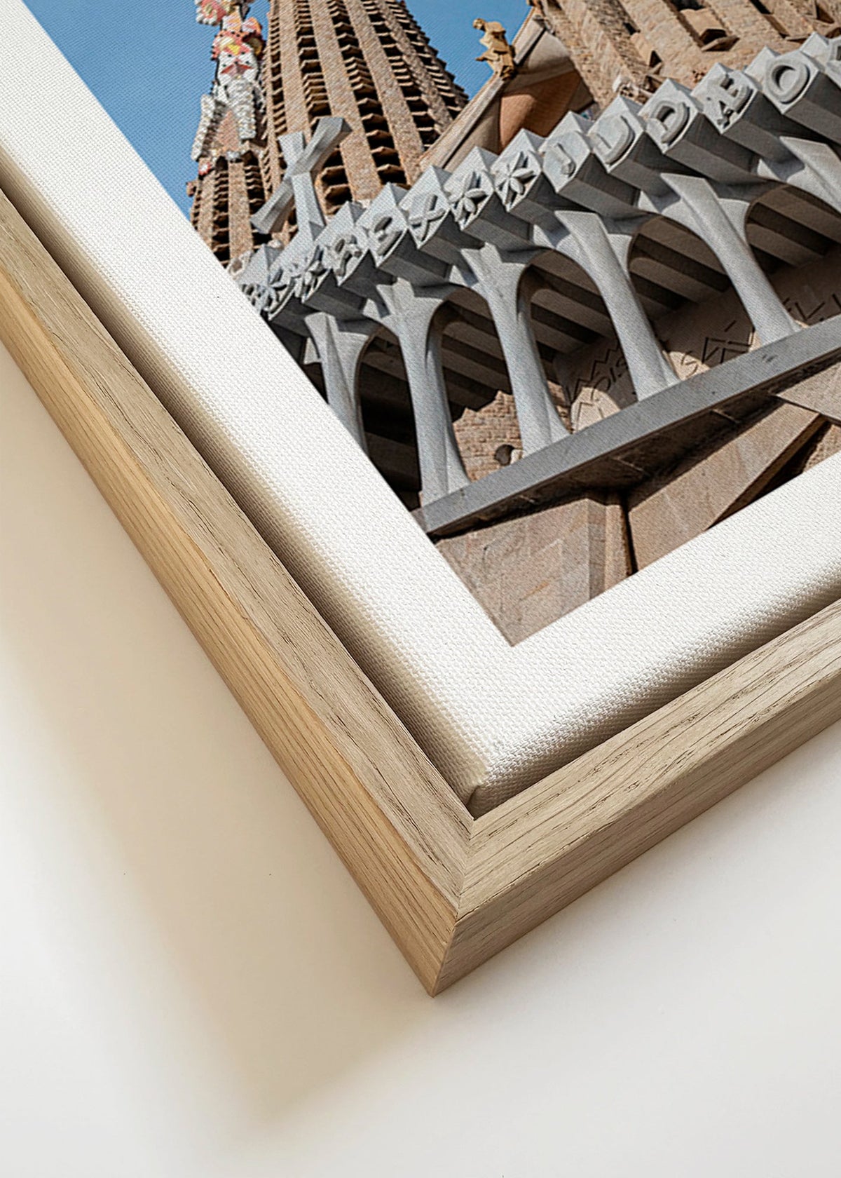 Keuken kunst Sagrada Familie gevel verticaal