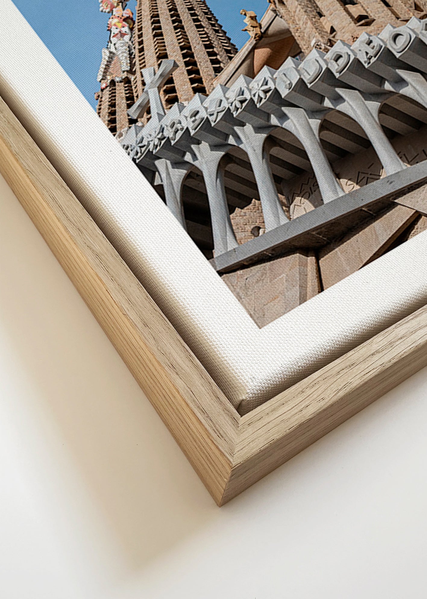 Keuken kunst Sagrada Familie gevel verticaal