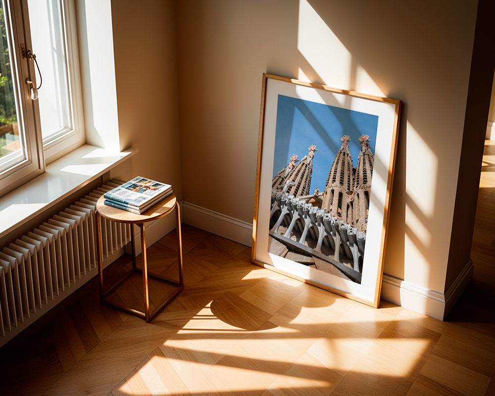 Keuken kunst Sagrada Familie gevel verticaal