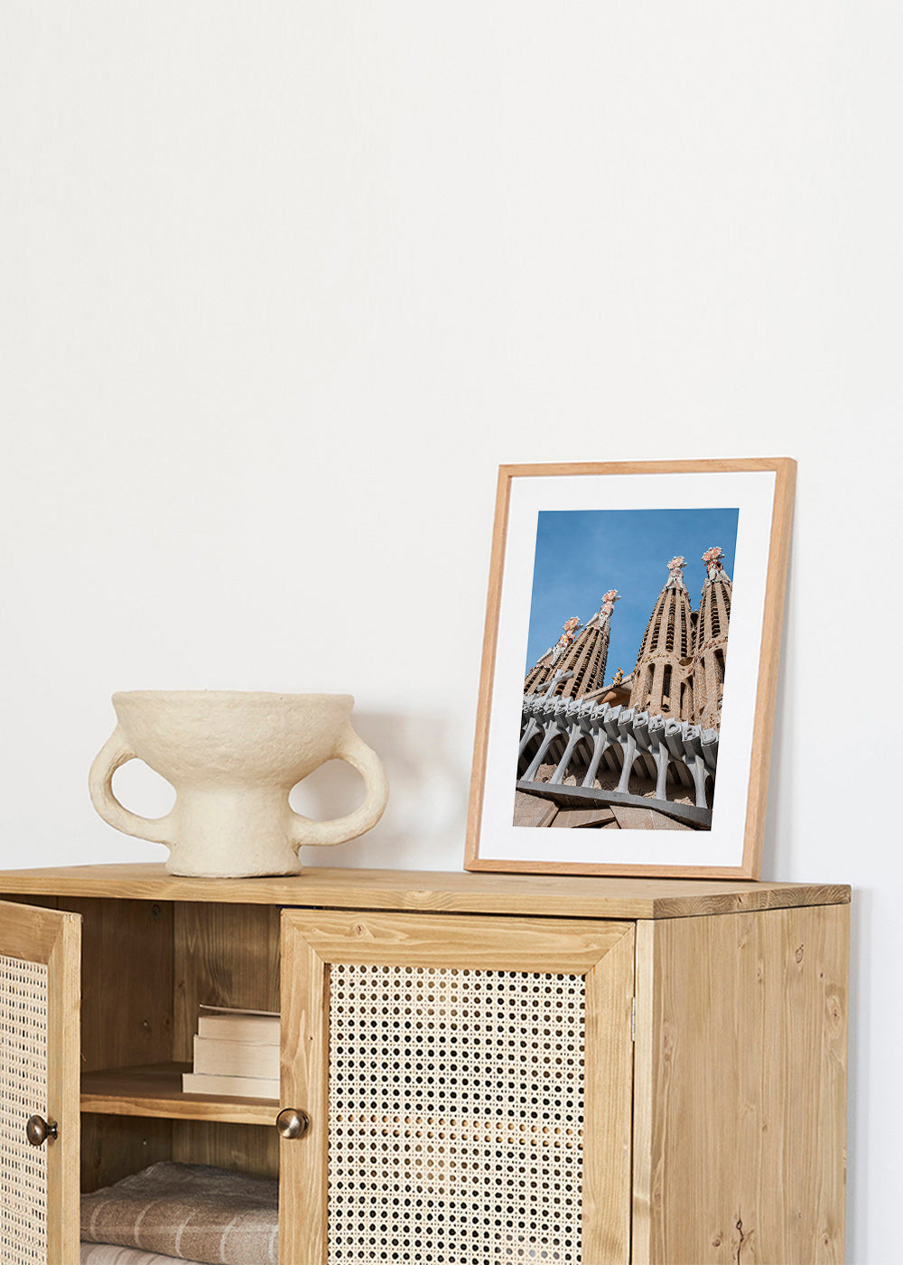 Keuken kunst Sagrada Familie gevel verticaal