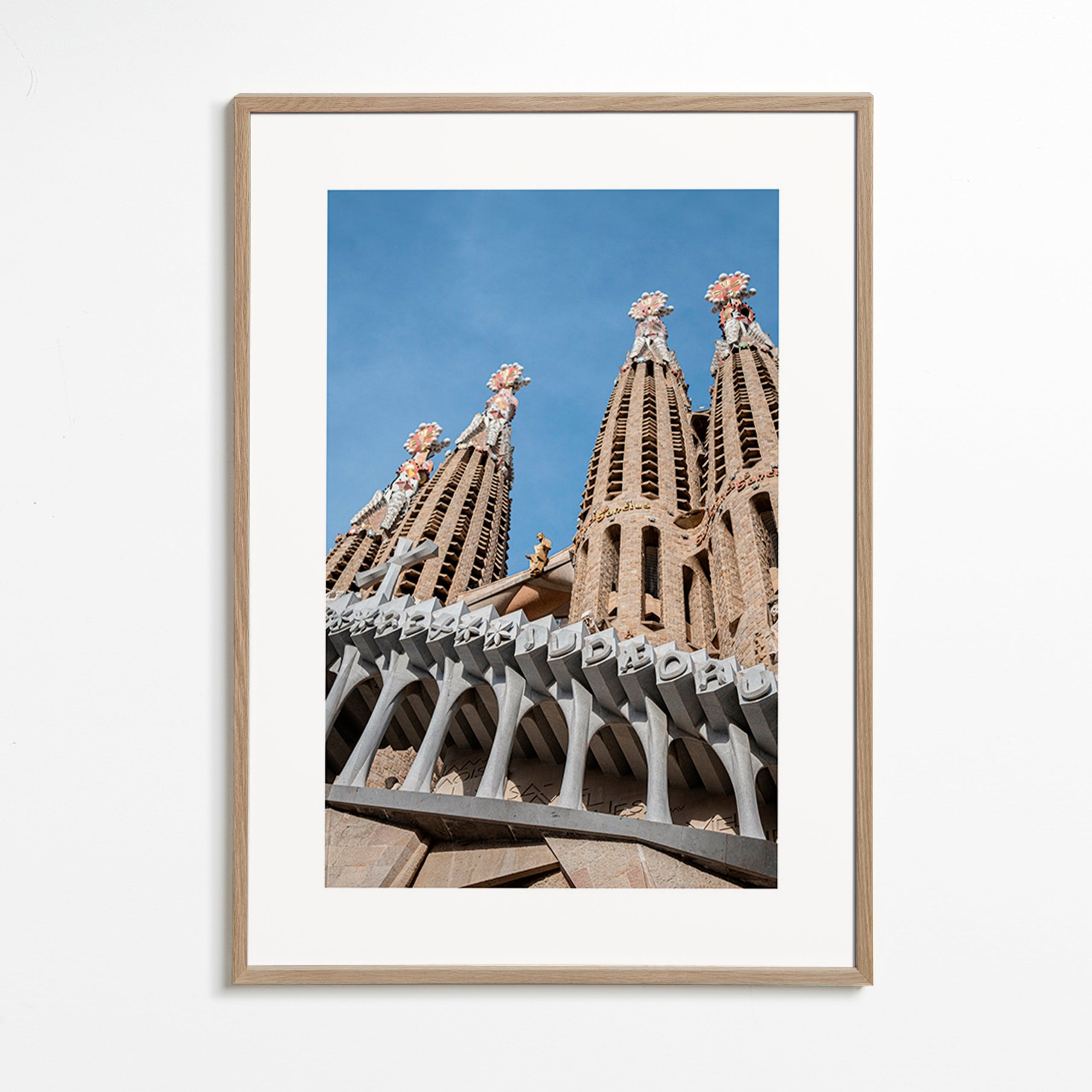 Keuken kunst Sagrada Familie gevel verticaal