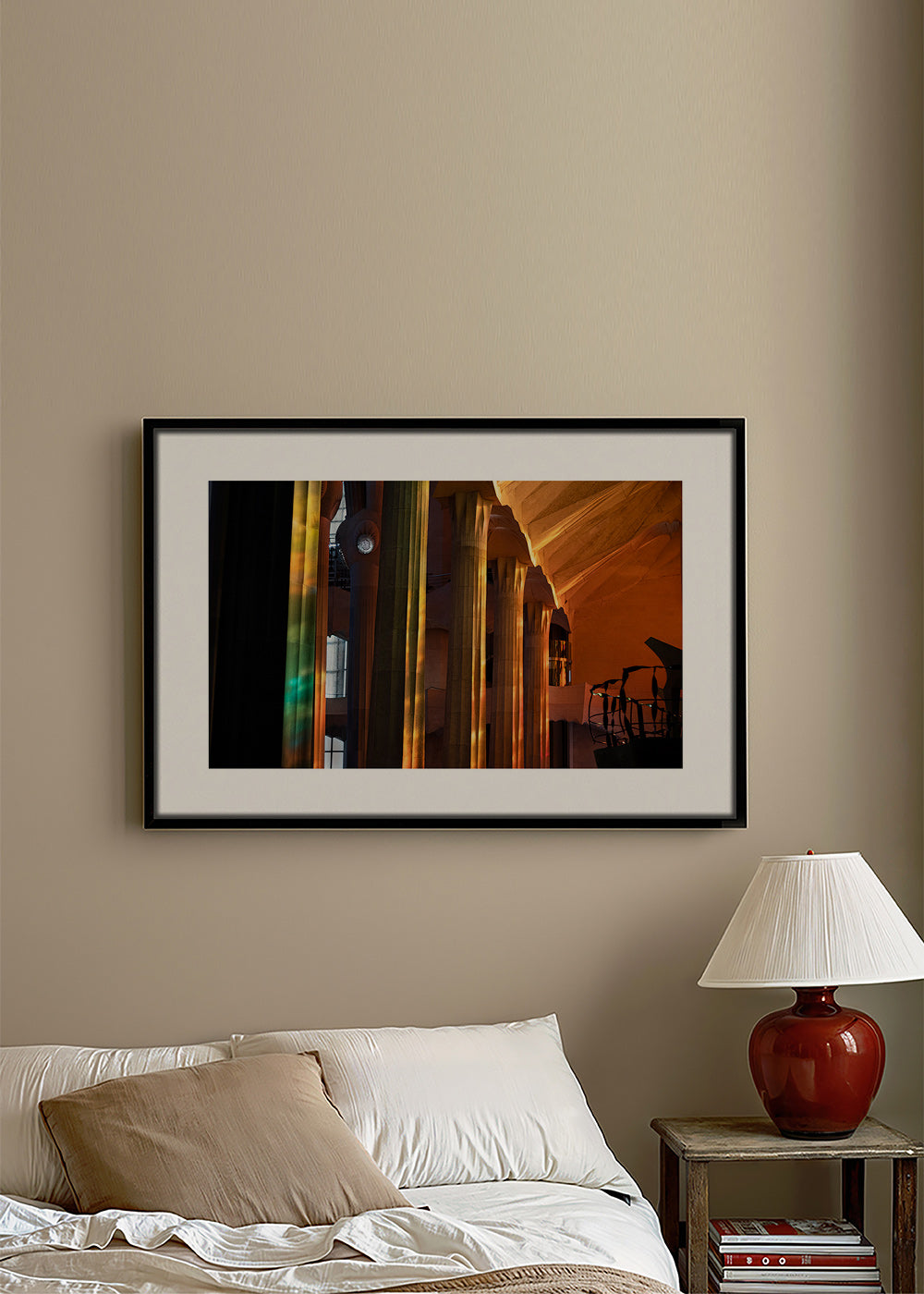 Interieurfotografie architectuur met gouden licht