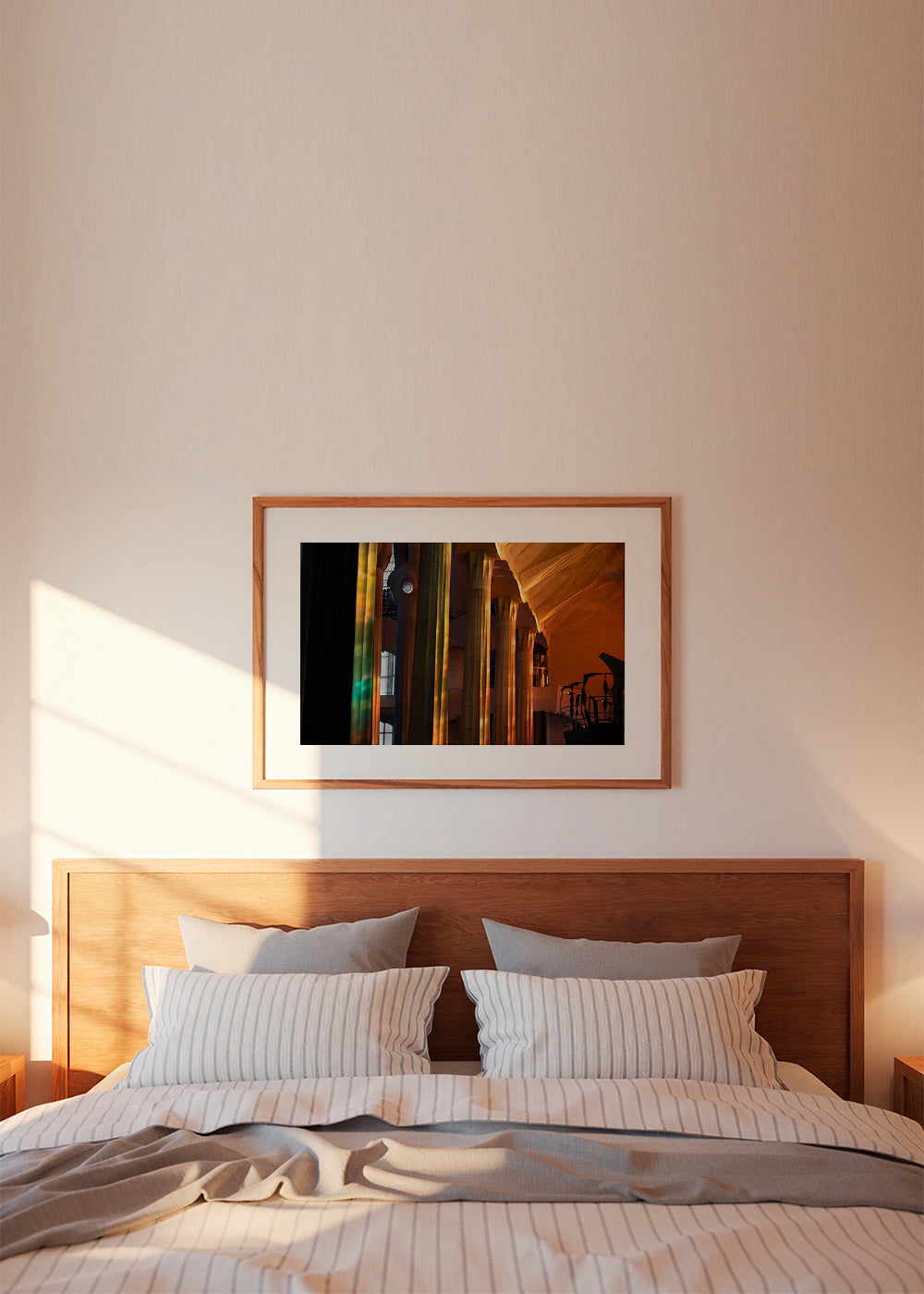 Interieurfotografie architectuur met gouden licht