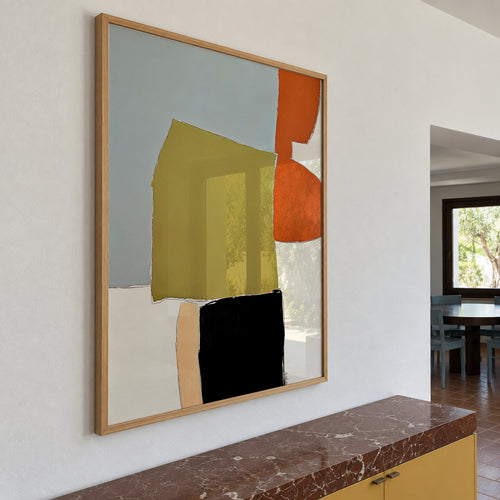 Flores - Framed poster in an interior