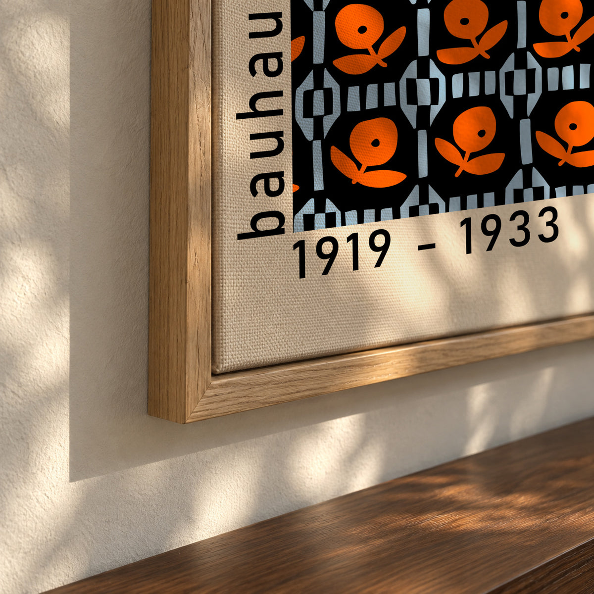 Bauhaus Female Artists - Framed canvas detail