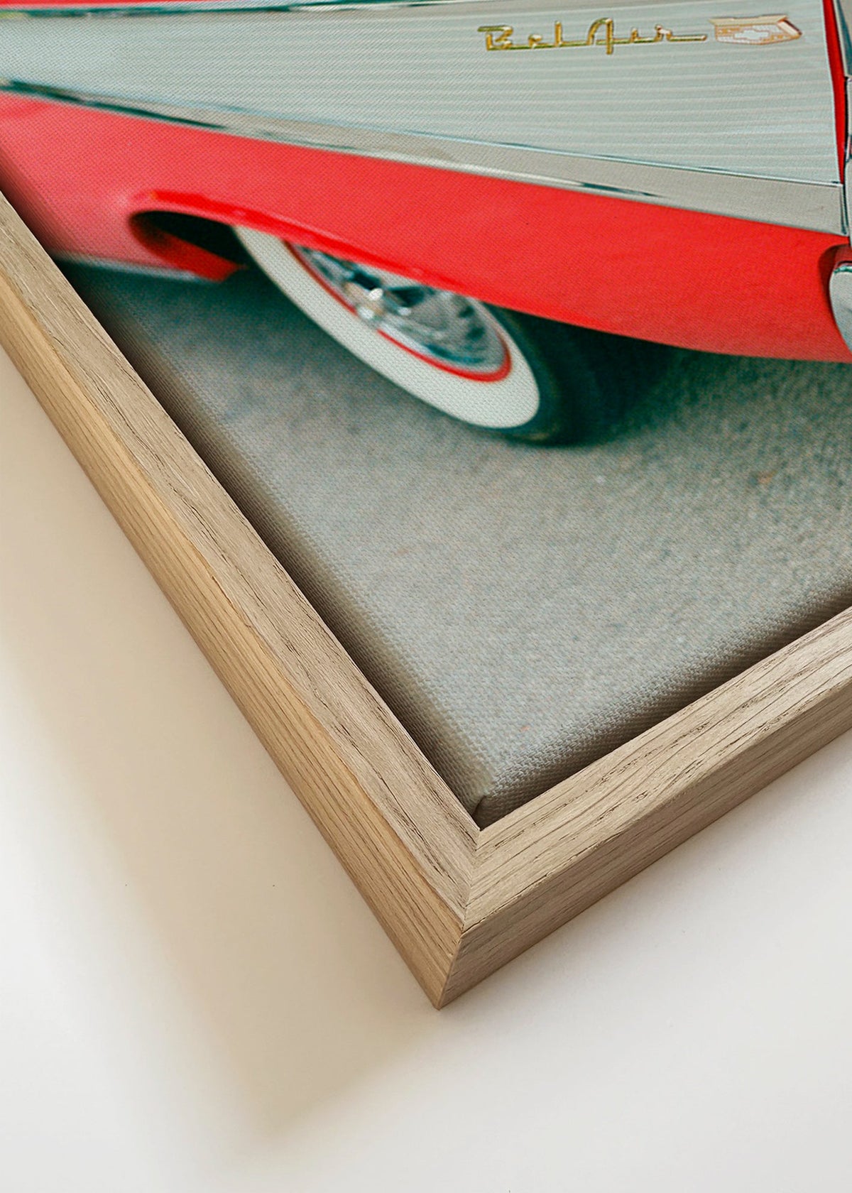 Vintage print klassieke auto – Canvas detail