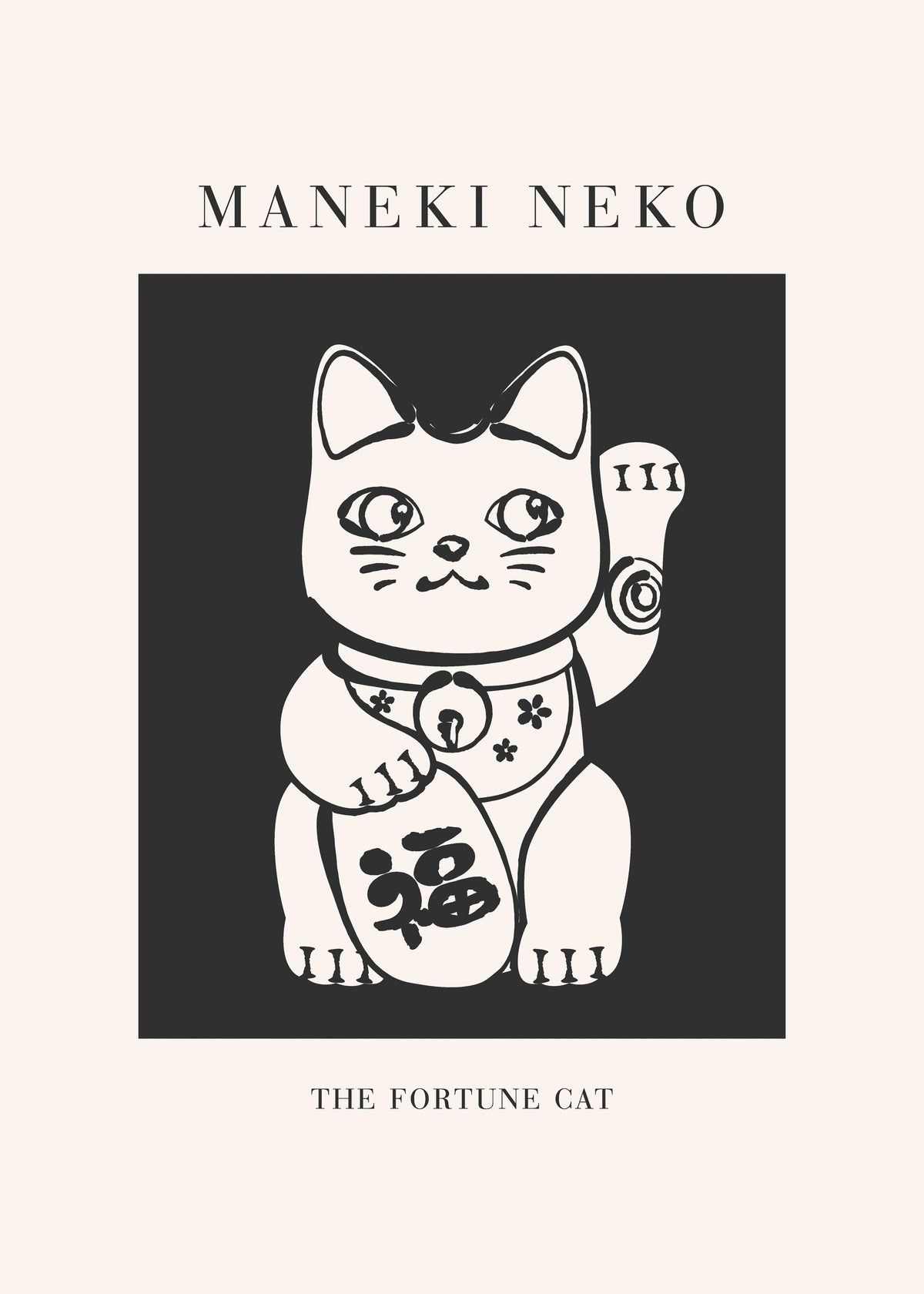 Manekineko - Unframed art print