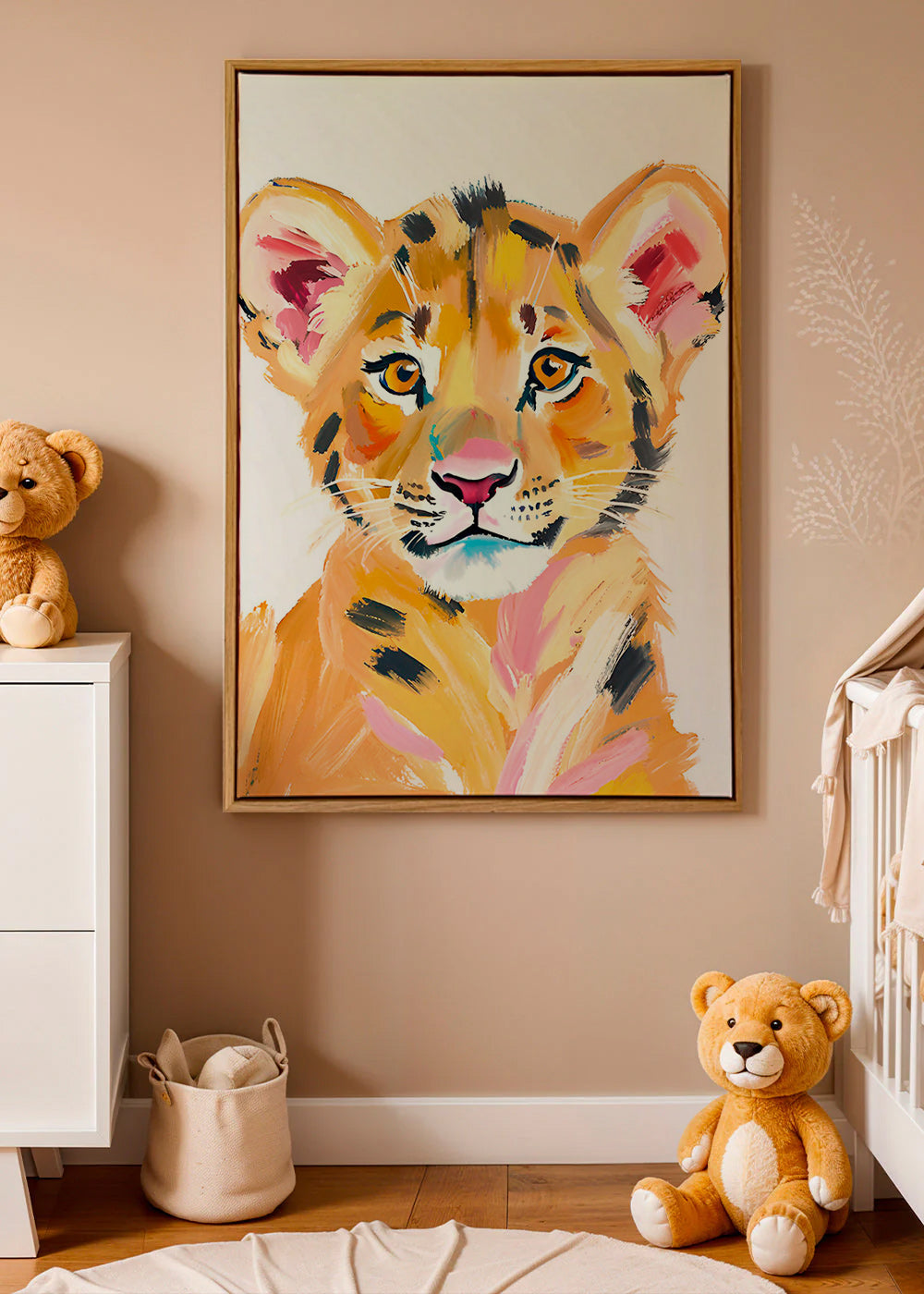 Artwork tijgerwelp illustratie – Canvas1