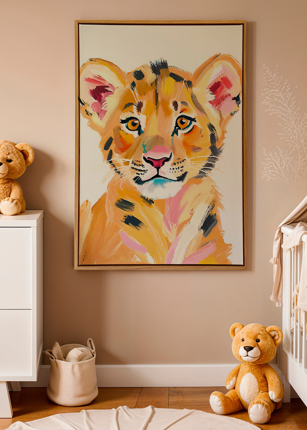 Artwork tijgerwelp illustratie – Canvas2