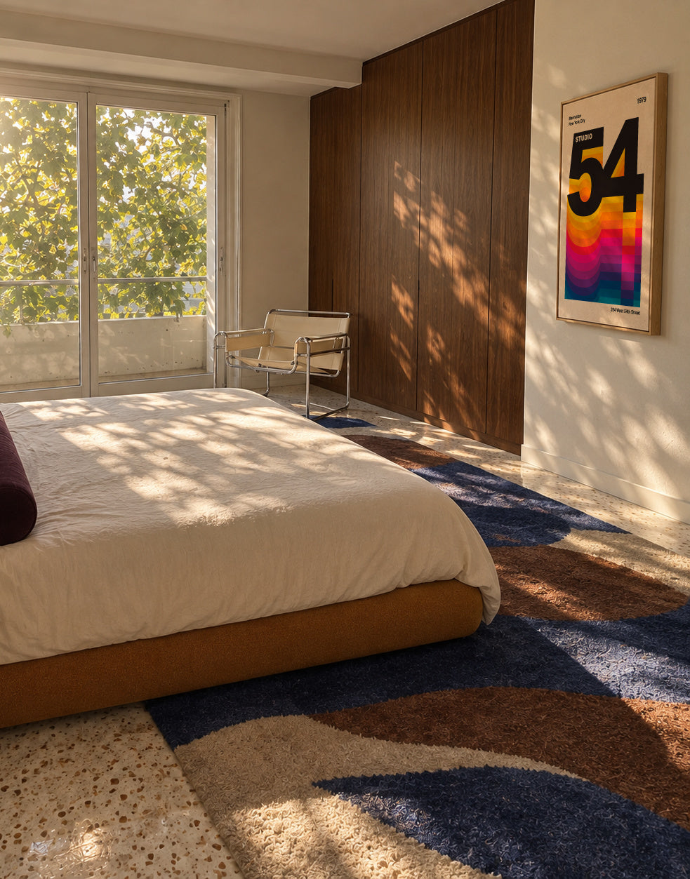 Studio 54 Retro Design - Framed canvas in an interior