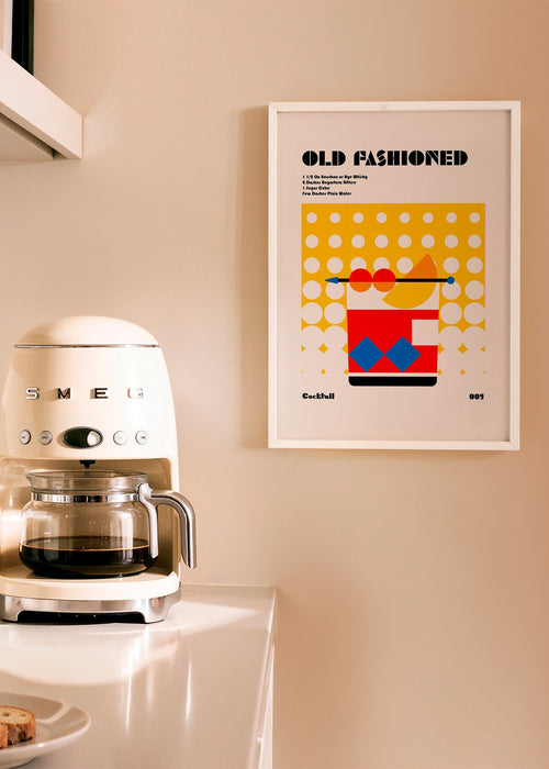 Keuken kunst Old Fashioned Bauhaus poster – Product1