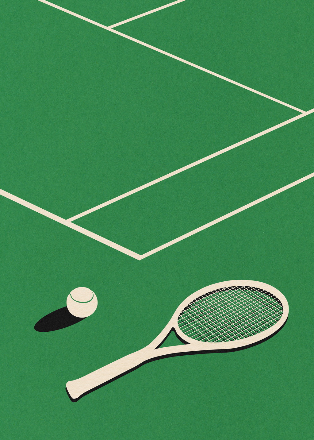 Rosi Feist Lawn Tennis Club - Unframed art print