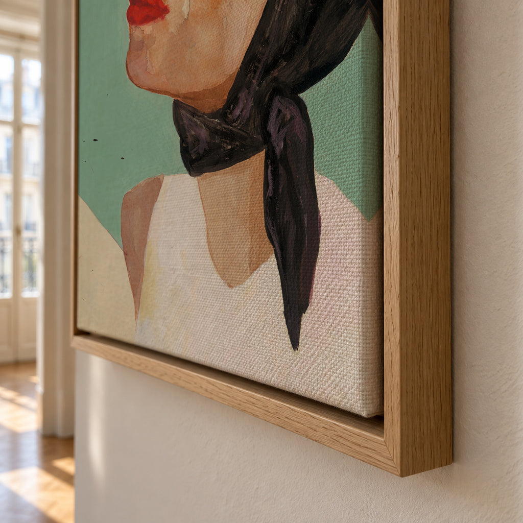 Capri - Framed canvas detail