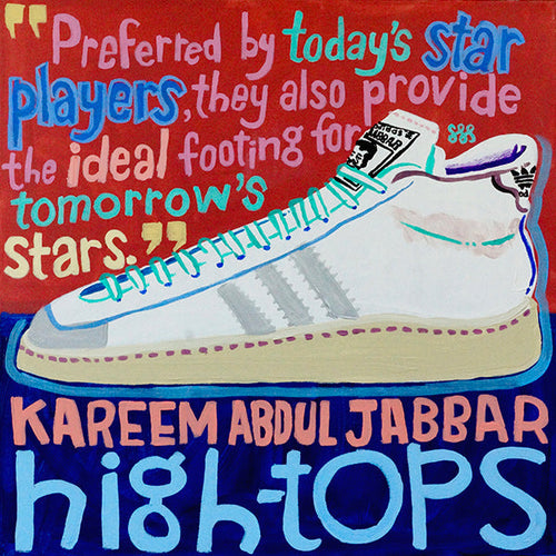 Keuken kunst High Tops sneaker poster
