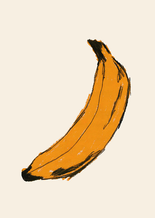 Keuken kunst banaan illustratie
