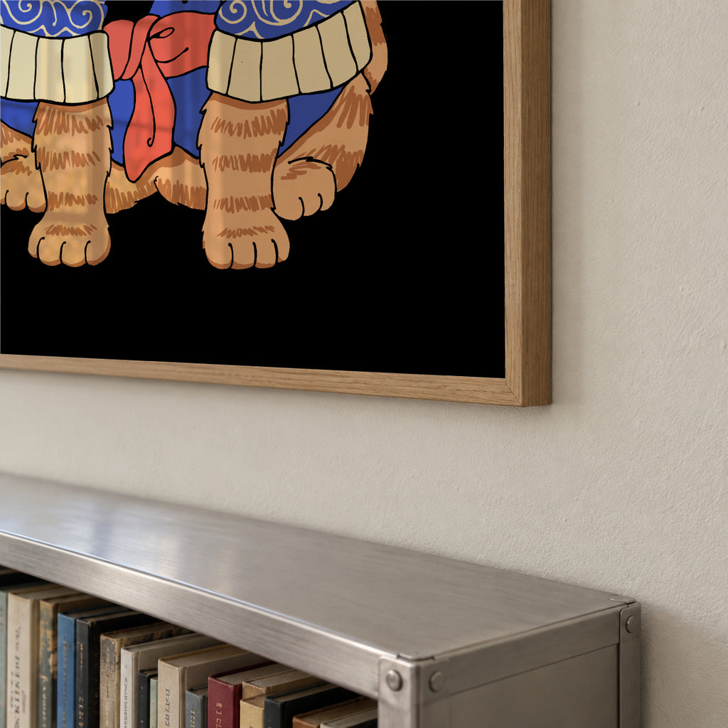 Sushi Meowster - Framed poster detail