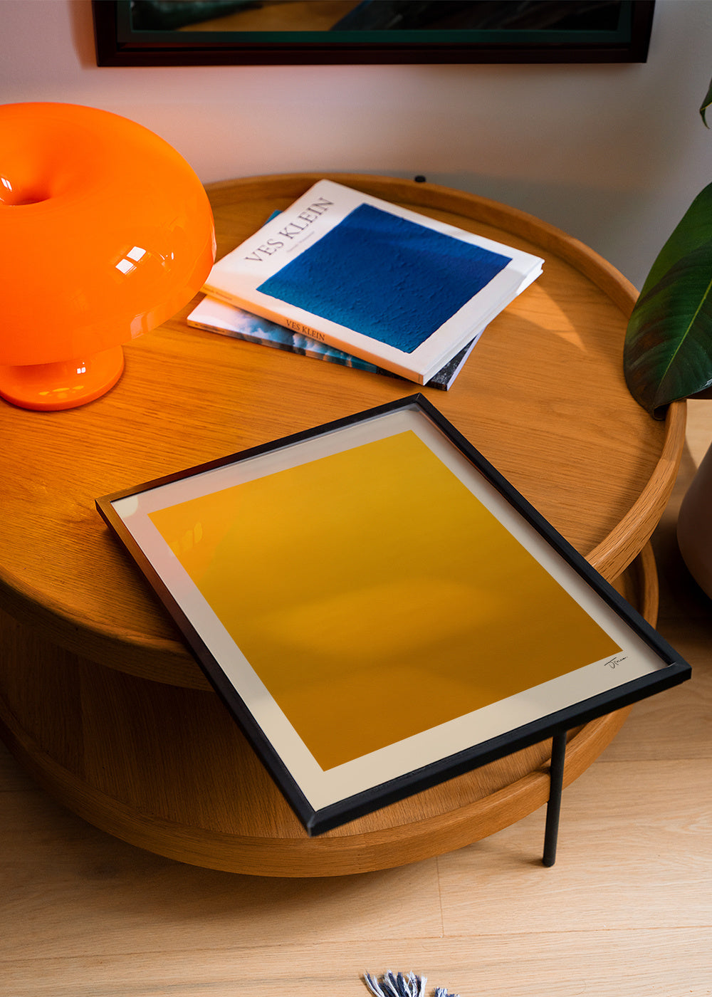 Golden Hour - Framed poster in an interior