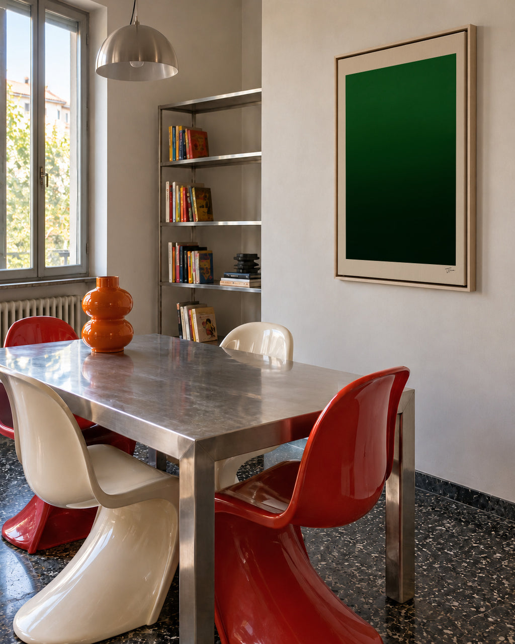Forest Depth - Framed canvas in an interior
