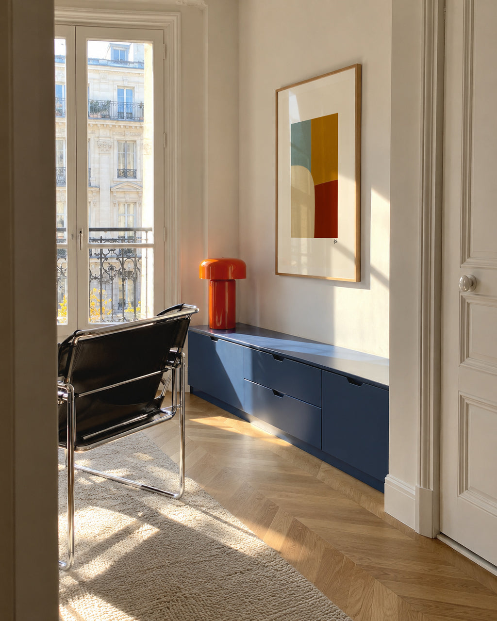 Modular Curve III - Framed poster in an interior