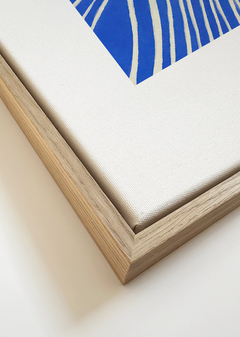 Electric Flow - Framed canvas detail