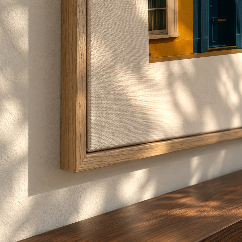 Primary Facade - Framed canvas detail